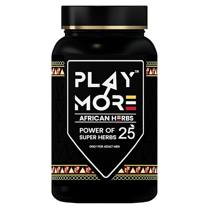 Herbal Deck Play MORE Powder for Men – African Herbal Formula | Boost Energy, Stamina, Vitality & Immunity | Supports Reproductive Health Naturally |