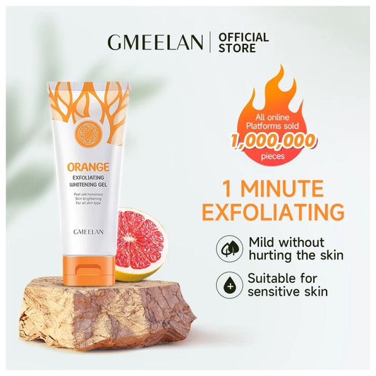 GMEELAN ORANGE EXFOLIATING GEL AND LAZY CREAM ( IMPORTED FROM SOUTH KOREA kr ) | BUY 1 GET 1 FREE | ⭐️⭐️⭐️⭐️ 4.9/5 Reviews