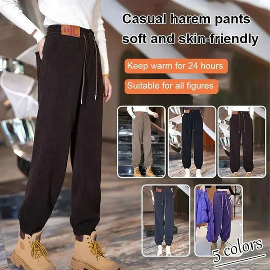 ๐Women's high-waisted pants with warm fleece lining