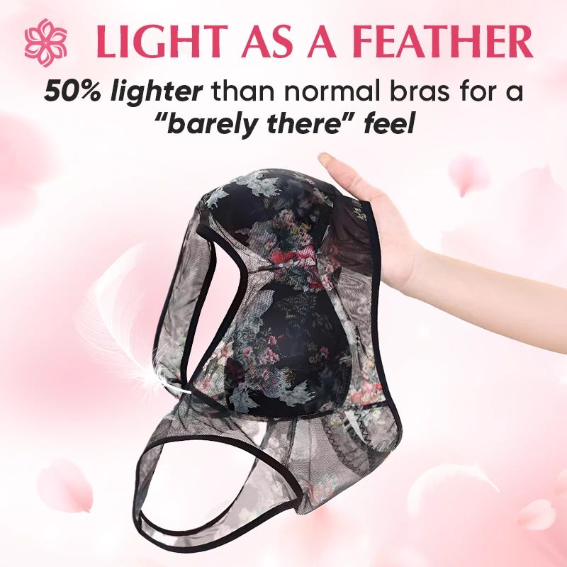 ElleBloom - Ice Silk Lace Everyday Cooling Comfort Bra- BUY 1 GET 1 FREE | ⭐️⭐️⭐️⭐️ 4.9/5 Reviews