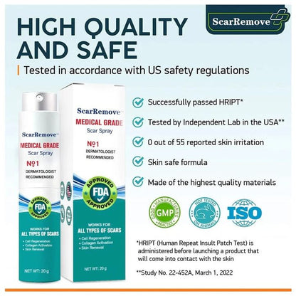 ScarRemove™ All Type Scar Removal Spray - Korean Made | BUY 1 GET 1 FREE |  ⭐️⭐️⭐️⭐️ 4.9/5 Reviews