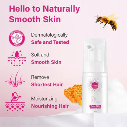Fivfivgo™ BeeSilk Hair Removal Mousse-BUY 1 GET 1 FREE ⭐️⭐️⭐️⭐️ 4.9/5 Reviews