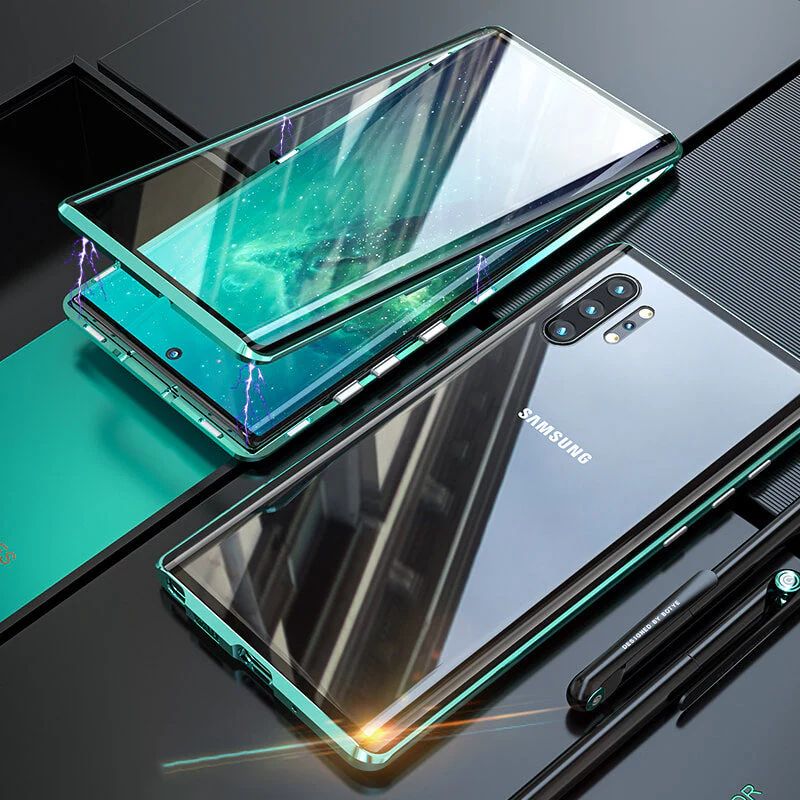 Samsung Exclusive Privacy Magnetic Glass Phone Case With 360° Protection
