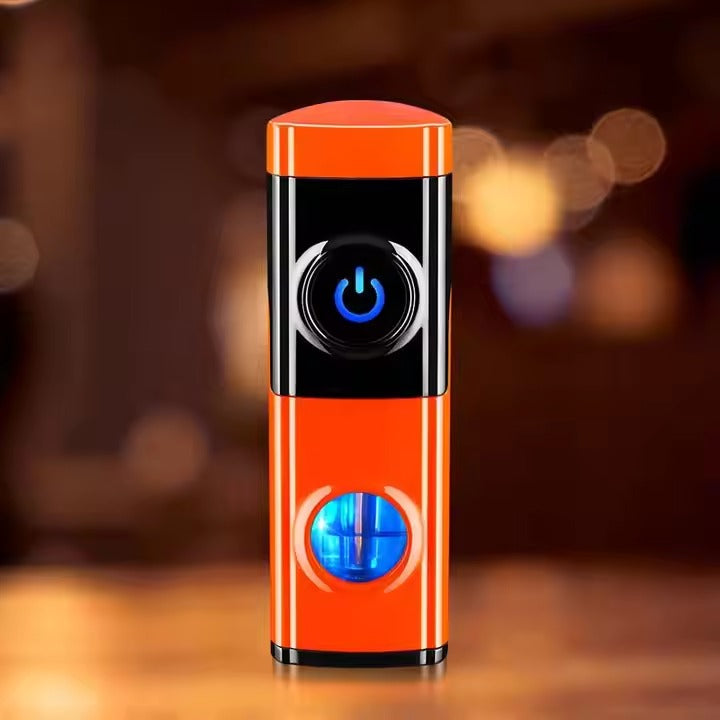 Triple Flame Jet Lighter Rechargeable Electric Ignition for Cigarette Cigar Lighter | BUY 1 GET 1 FREE | ⭐️⭐️⭐️⭐️ 4.9/5 Reviews