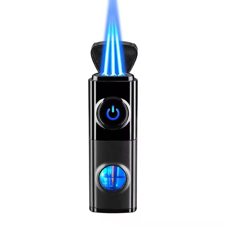 Triple Flame Jet Lighter Rechargeable Electric Ignition for Cigarette Cigar Lighter | BUY 1 GET 1 FREE | ⭐️⭐️⭐️⭐️ 4.9/5 Reviews